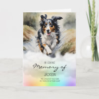 Bordure Collie aquarelle chien animal de compagnie