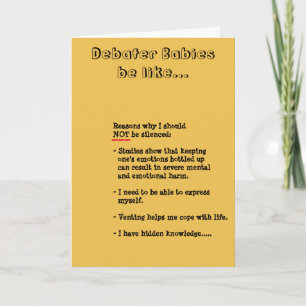 Carte Born Debater card