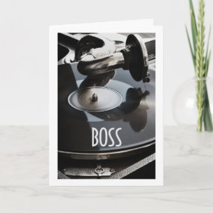 CARTE **BOSS** ESPOIR L'ANNIVERSAIRE EST REMPLIE AVEC LA