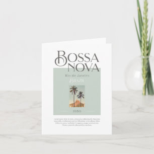 Carte Bossa Nova - Rio De Janeiro - Brésil - 1950