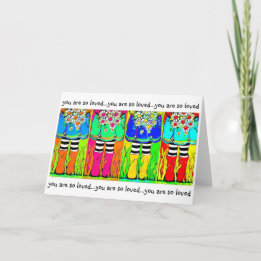 Carte Botte de pluie et marguerites, printemps, bouddles