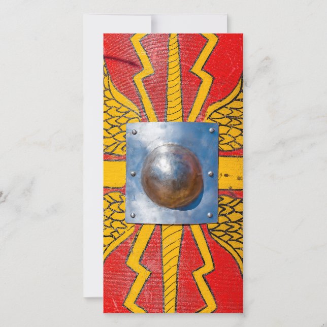 Carte Bouclier militaire romain - Scutum (Devant)