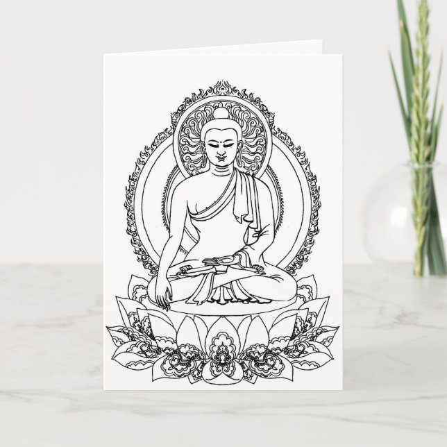 Carte Bouddha (Devant)