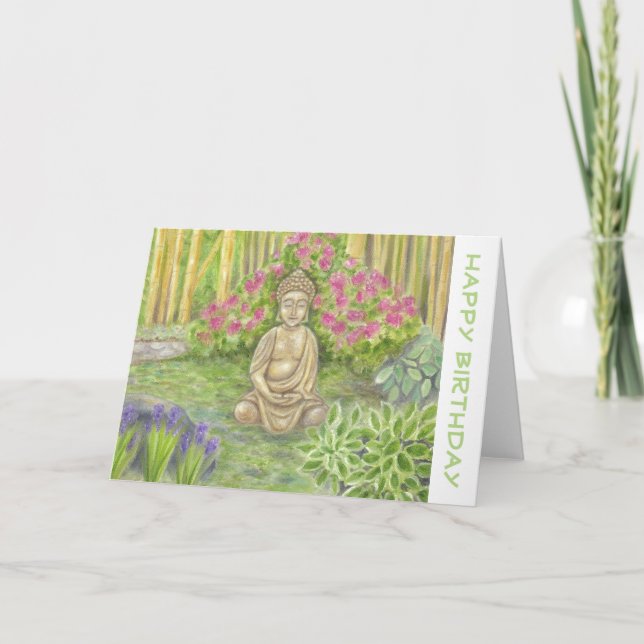 Carte Bouddha birthday card (Devant)