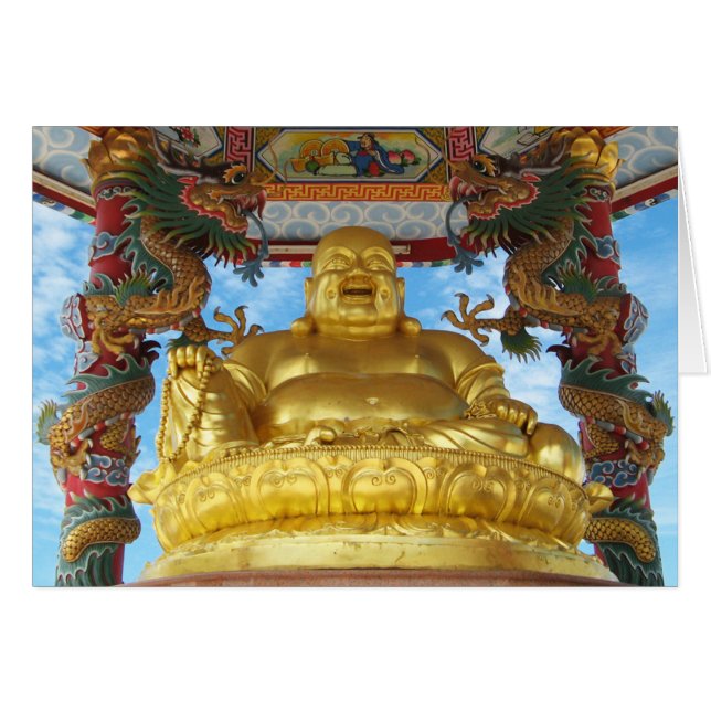 Carte Bouddha Chinoise (Devant horizontal)