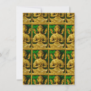 Carte bouddha de salon convivial