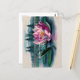 Carte bouddhiste Lotus Nam Myoho Renge Kyo