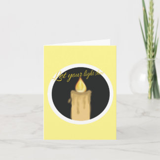 Carte bougie