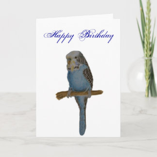 Carte Bougie bleue