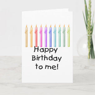 Carte Bougies Joyeux anniversaire