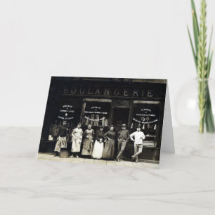 Carte Boulangerie 1900 parisienne