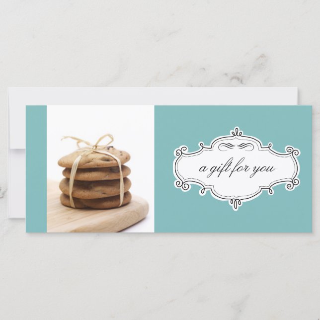 Carte Boulangerie ou Cookie Business Certificats cadeaux (Devant)