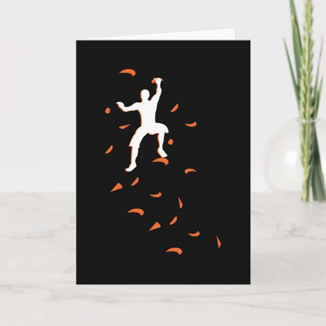 Carte Bouldering Boulder Sport Escalade Mur (Devant)