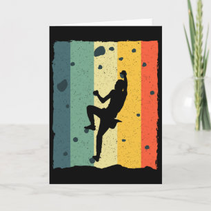 Carte Bouldering Cool pour hommes femmes enfants grimpeu