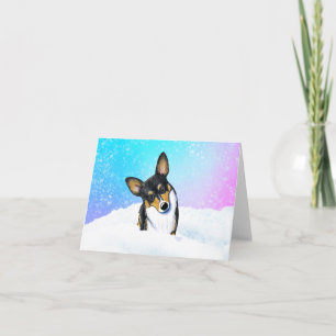 Carte Boule à neige Corgi