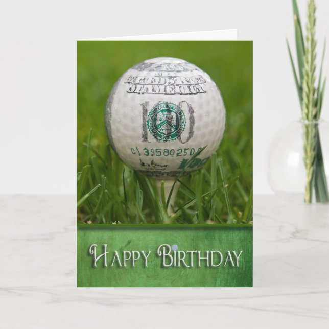 Carte Boule de golf de cent dollars (Devant)