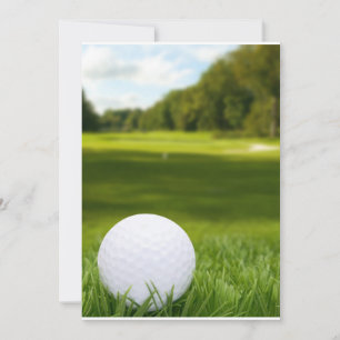 Carte Boule De Golf En Herbe