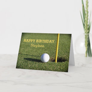 Invitations Faire Part Cartes Anniversaire Golf Zazzle Ca