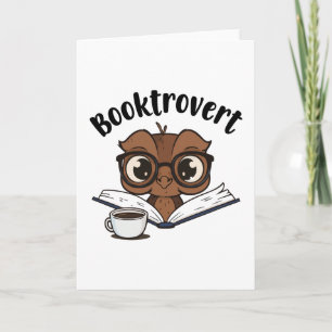 Carte Boule de livres avec livre et café