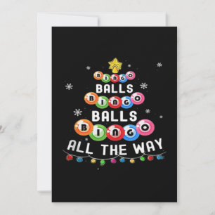 Carte Boules de Bingo Bingo tout le long
