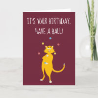 Boules de jonglage de chat de message personnalisé