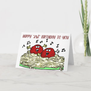 CARTE "BOULET DE VIANDE CHANTEUR" JUSTE POUR TON ANNIVER