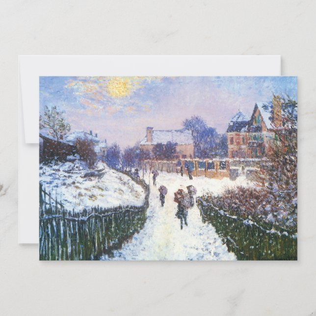 Carte Boulevard Saint Denis Argenteuil par Claude Monet (Devant)
