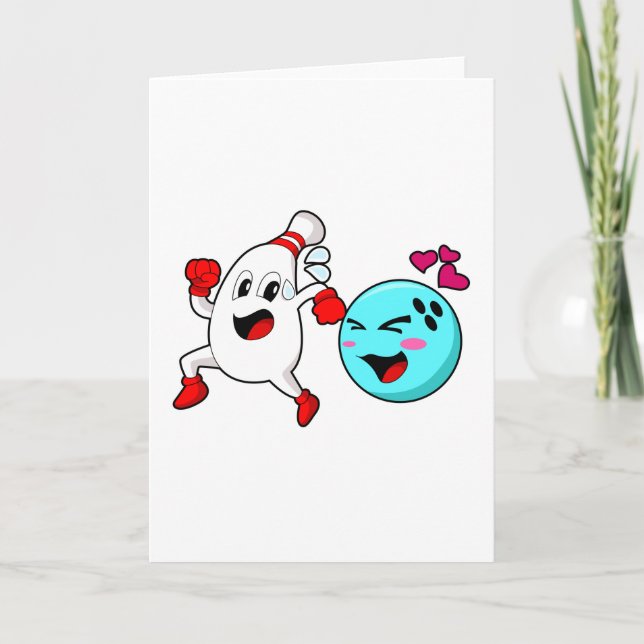 Carte Bouling Boule de bowling (Devant)