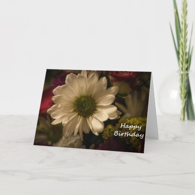 Carte Bouquet d'anniversaire (Devant)