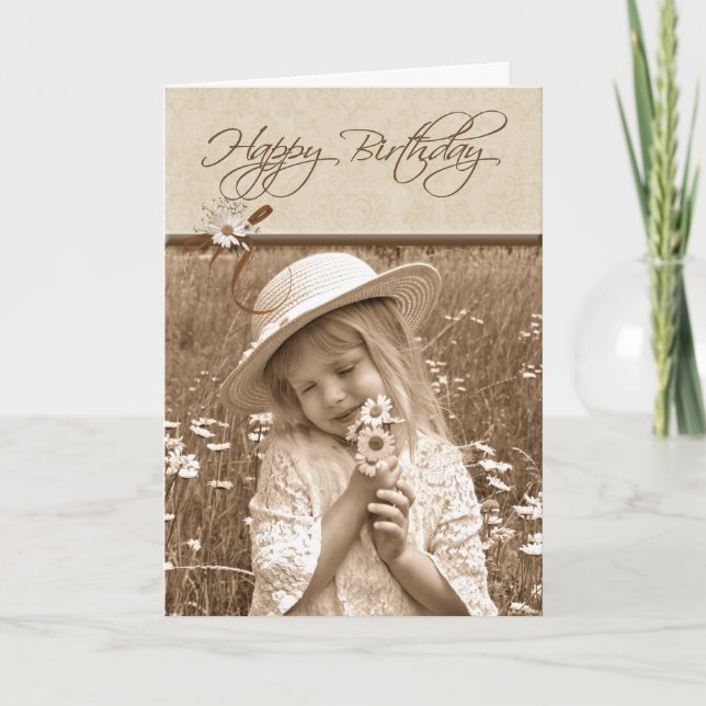 Carte Bouquet d'anniversaire (Devant)
