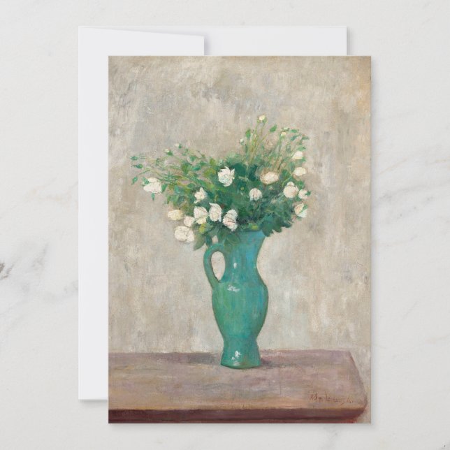 Carte Bouquet dans un vase vert | Tadeusz Makowski (Devant)