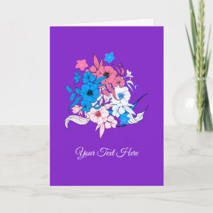 Carte Bouquet de fleurs