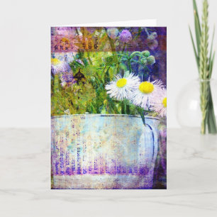 Carte Bouquet de fleurs à Teacup Toutes les occasions