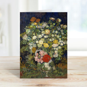 Carte Bouquet de fleurs dans un vase   Vincent van Gogh