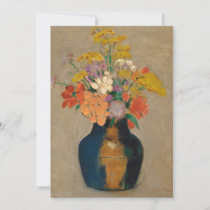 Carte Bouquet de Fleurs   Odilon Redon