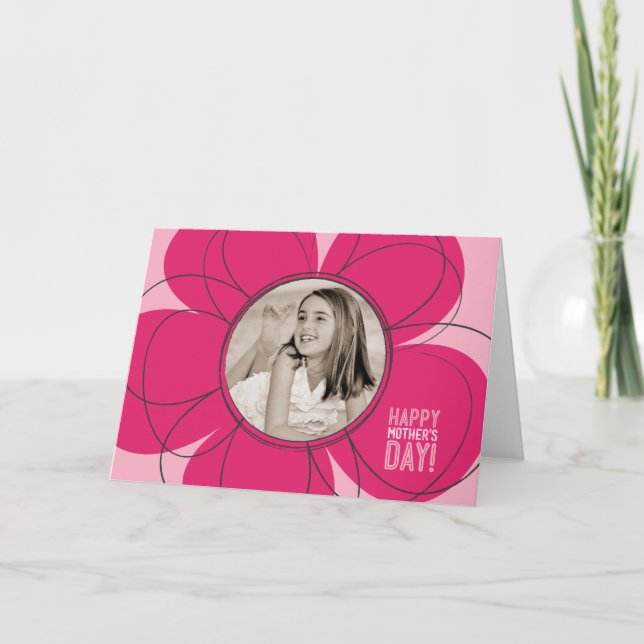 Carte Bouquet de la fête des mères (Devant)