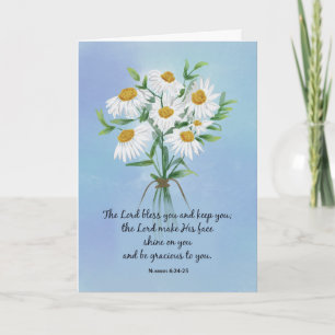 Carte Bouquet de marguerites pour l'anniversaire du Mari