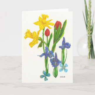 Carte Bouquet de ressort