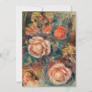Carte Bouquet de Rose   Renoir