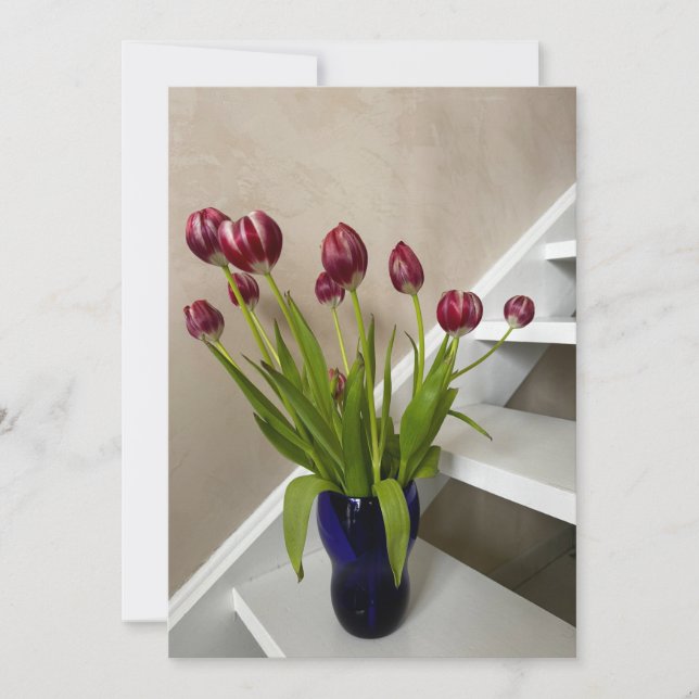 Carte Bouquet de tulipes (Devant)