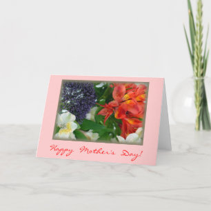 Carte "Bouquet du jour de mère "