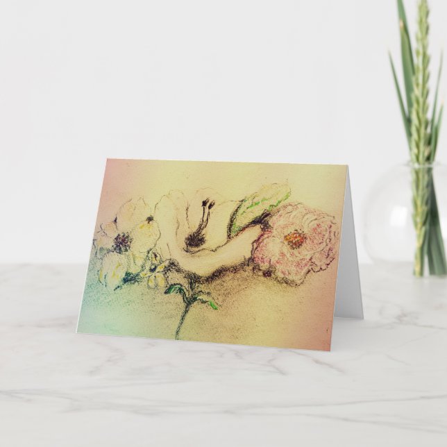 Carte Bouquet floral (Devant)