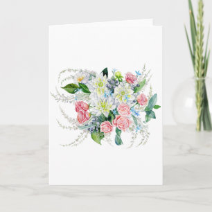Carte Bouquet floral
