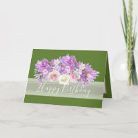 Bouquet floral chic Rose & Fleurs crocus Anniversa