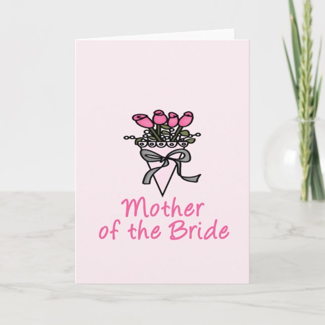 Carte Bouquet Mère de la Mariée (Devant)