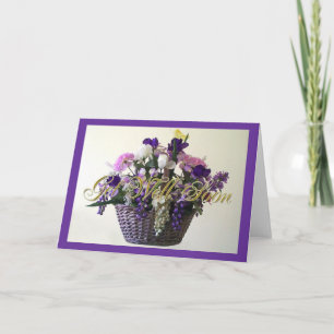 Carte Bouquet pourpre S'en sortir bientôt