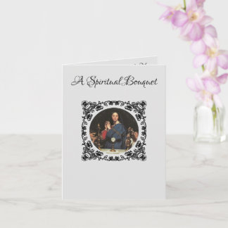Carte Bouquet spirituel Béni Mère