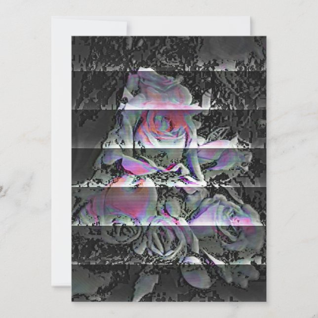 Carte Bouquet Techno  (Devant)