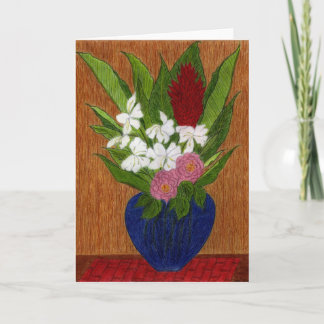 Carte Bouquet tropical