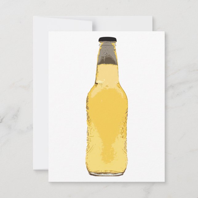 Carte Bouteille de bière (Devant)